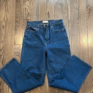 Madewell the perfect Vintage Wide-Leg Blue Jeans size 28